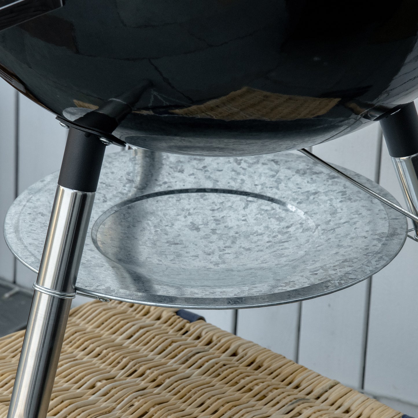 Portable Kettle Charcoal Grill BBQ Smoker w/ Cover, Lid, & Thermometer
