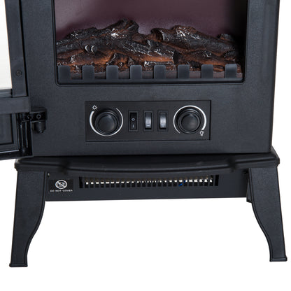 Electric Stove Heater LED Flame Effect 1000W/2000W