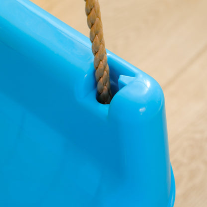 3 in 1 Kids Swing Seat, Adjustable Toddler Swing Chair, Light Blue