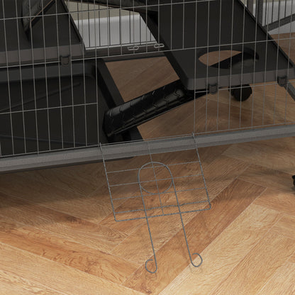 Small Animal Cages for Chinchilla Ferret Kitten on Wheels W/ Hammock Tray