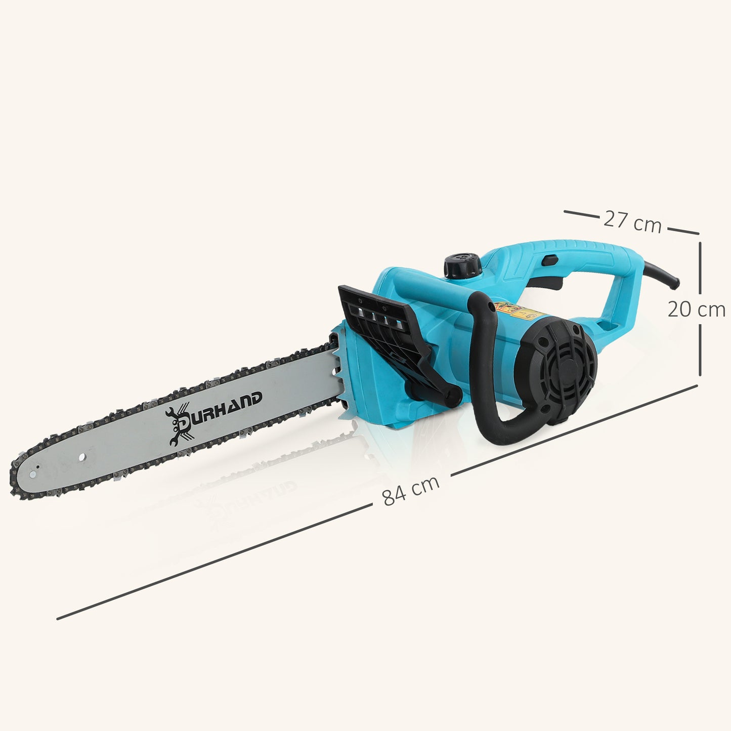 Electric Chainsaw Garden Tools, 2000 W for Wood, Blue