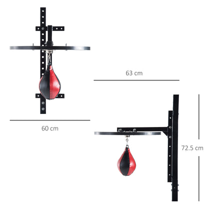 Speed Bag Platform Speedball Frame Set Training Punching Boxing Workout