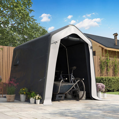 1.8 x 2.4m Portable Storage Shed Heavy Duty Motorbike Shed