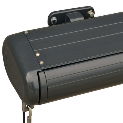 DIY Retractable Canopy with Remote Controller for Patio, Grey