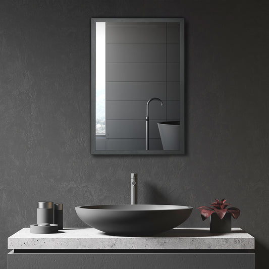 Wall Mounted Bathroom Cabinet with Mirror and Storage Shelves