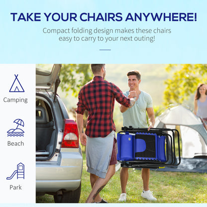 2 Pcs Zero Gravity Lounger Folding Recliner Chair w/ Cup Holder