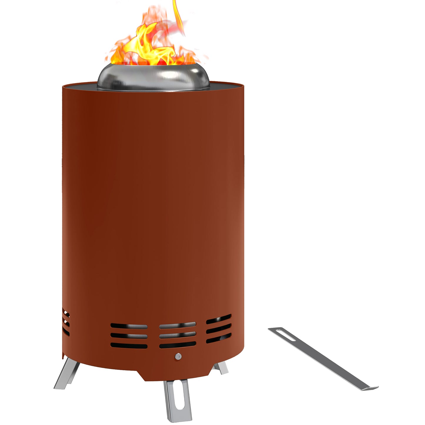 Stainless Steel Smokeless Wood Burning Firepit Garden Fire Pit