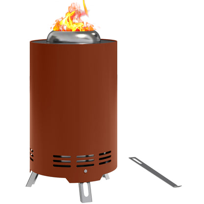 Stainless Steel Smokeless Wood Burning Firepit Garden Fire Pit