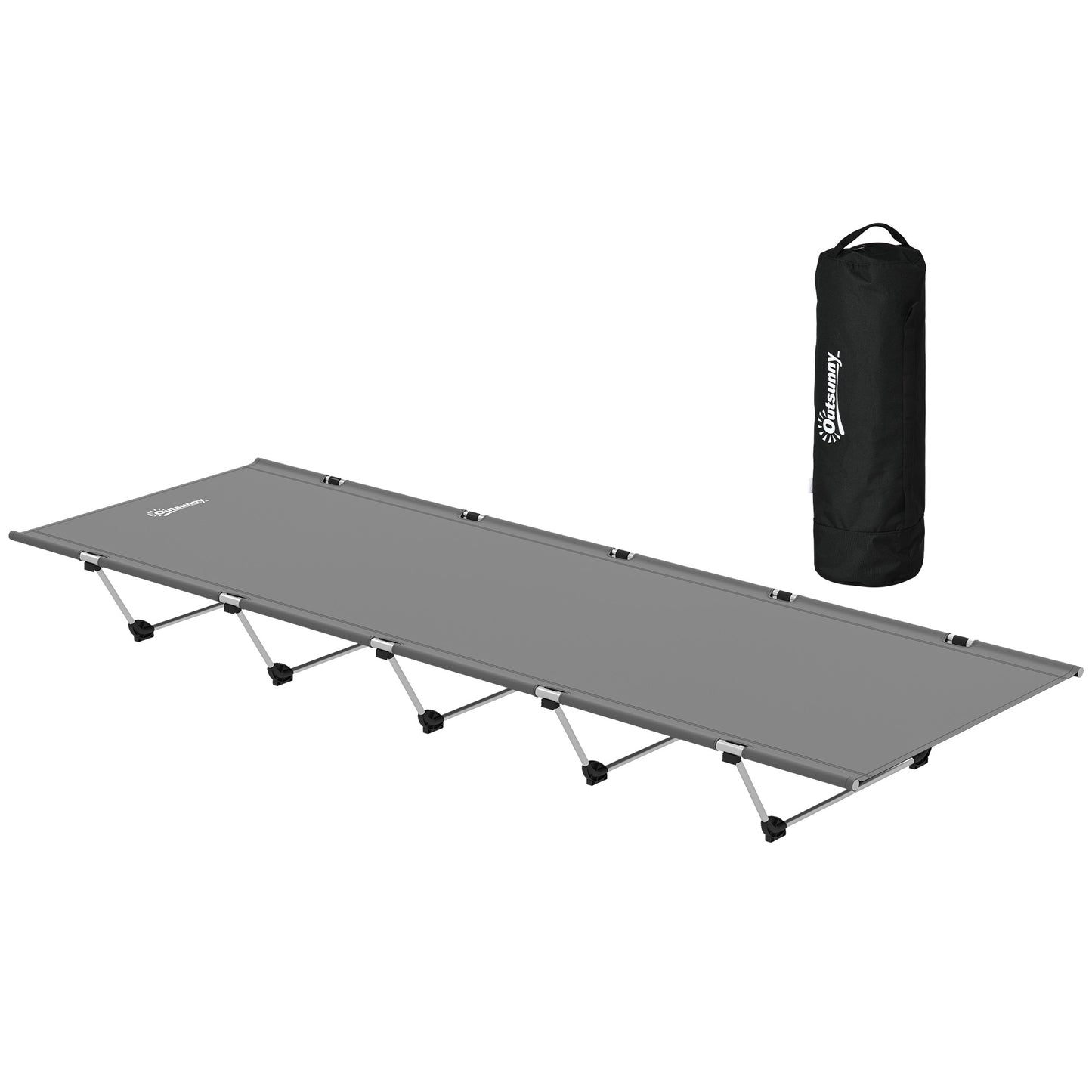 Lightweight Camping Cot Portable Compact Sleeping Bed w/ Carry Bag