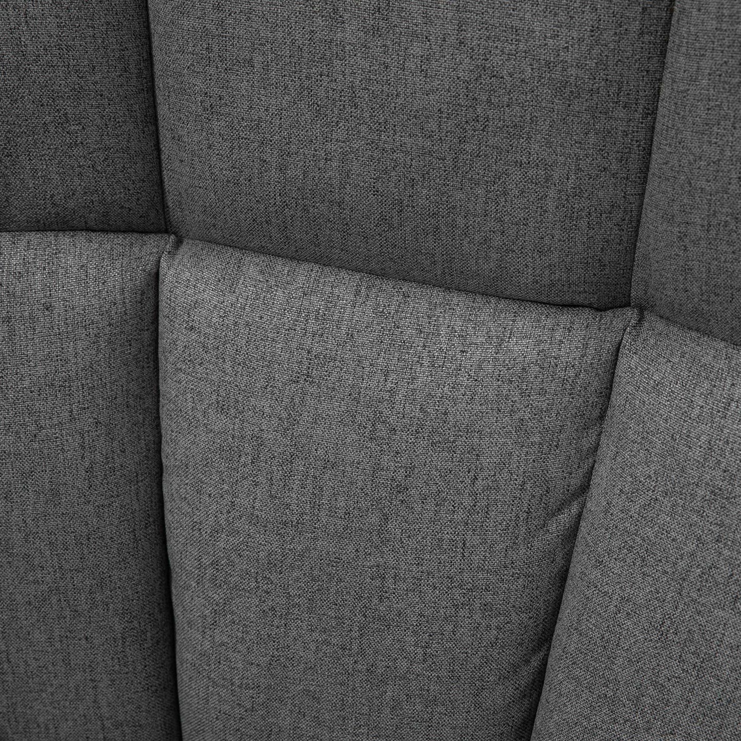 Rocking Chair for Nursery Upholstered Wingback Armchair Grey and Cream
