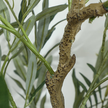 Indoor Artificial Plant, Faux Potted Silk Olive Tree, 150cm