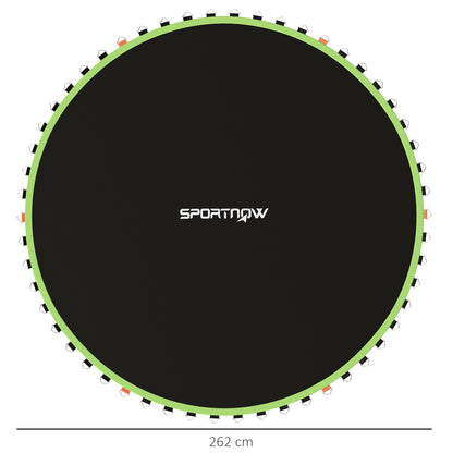 Trampoline Mat with 54 V-Hooks, for 10ft Trampoline, Green