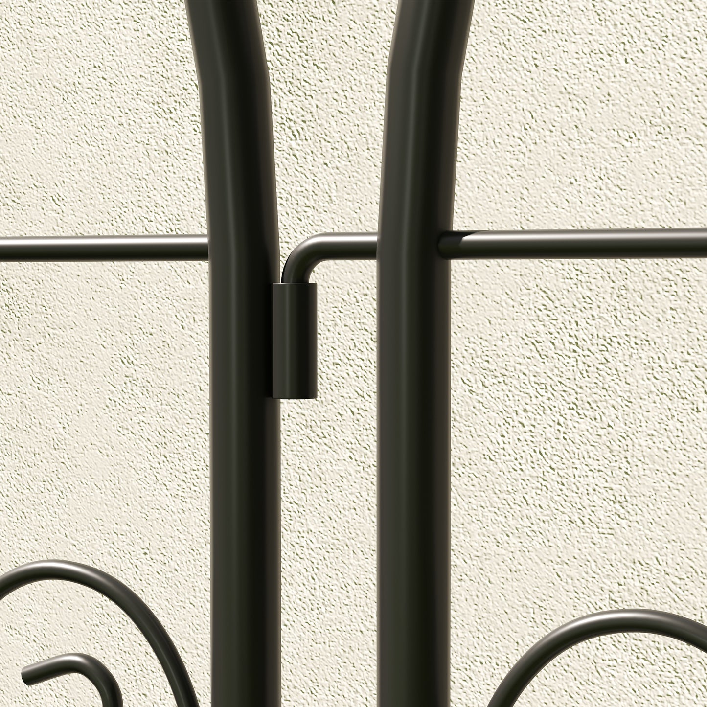 Set of 2 Metal Garden Trellis, Outdoor Trellis Panels, 180 x 50cm
