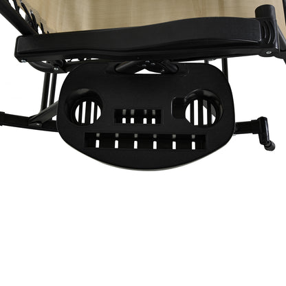 Folding Recliner Chair Outdoor Lounge Rocker Zero-Gravity Seat