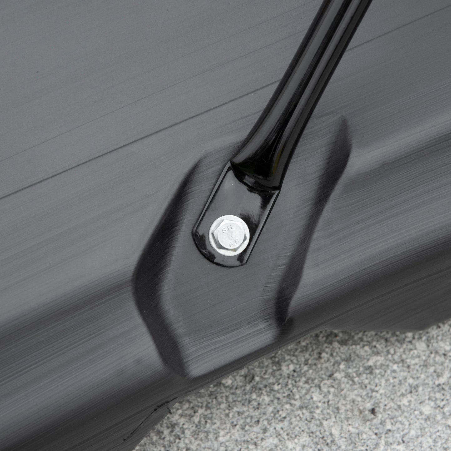 Adjustable Basketball Hoop Stand w/ Wheels and Weight Base, Black