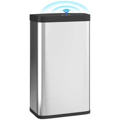 45L Sensor Bin, Stainless Steel Kitchen Bin with Automatic Close