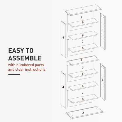 CD Storage Unit DVD Tower Blu-ray Storage Shelf for Living Room White
