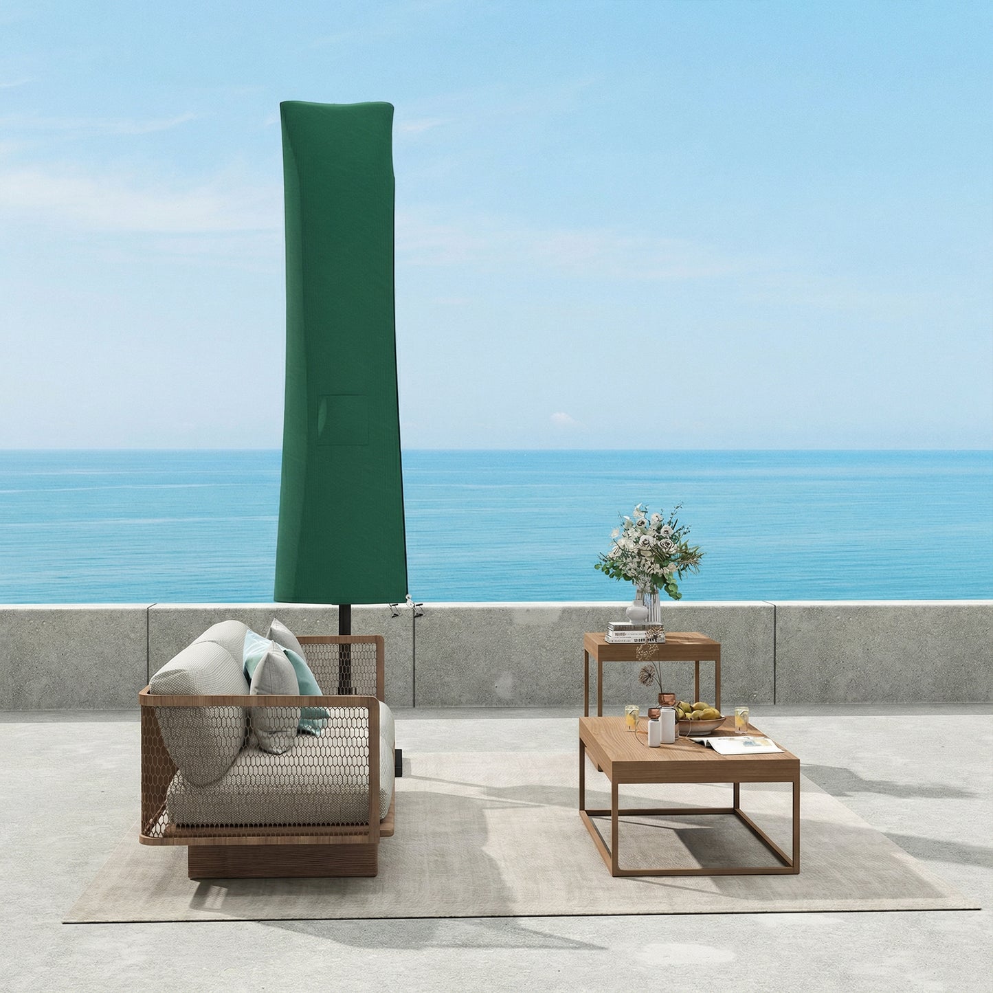 Garden Parasol Cover, Outdoor Cantilever Banana Umbrella Protector