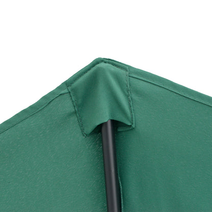 2.7m Metal Frame Garden Furniture Parasol Half Round Umbrella