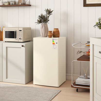 91L Freestanding Under Counter Fridge Beige