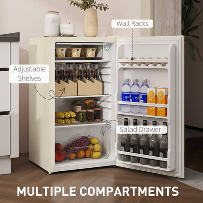 91L Freestanding Under Counter Fridge Beige