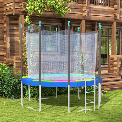 12FT Trampoline Pad Spring Cover, Waterproof, Multi-Colored