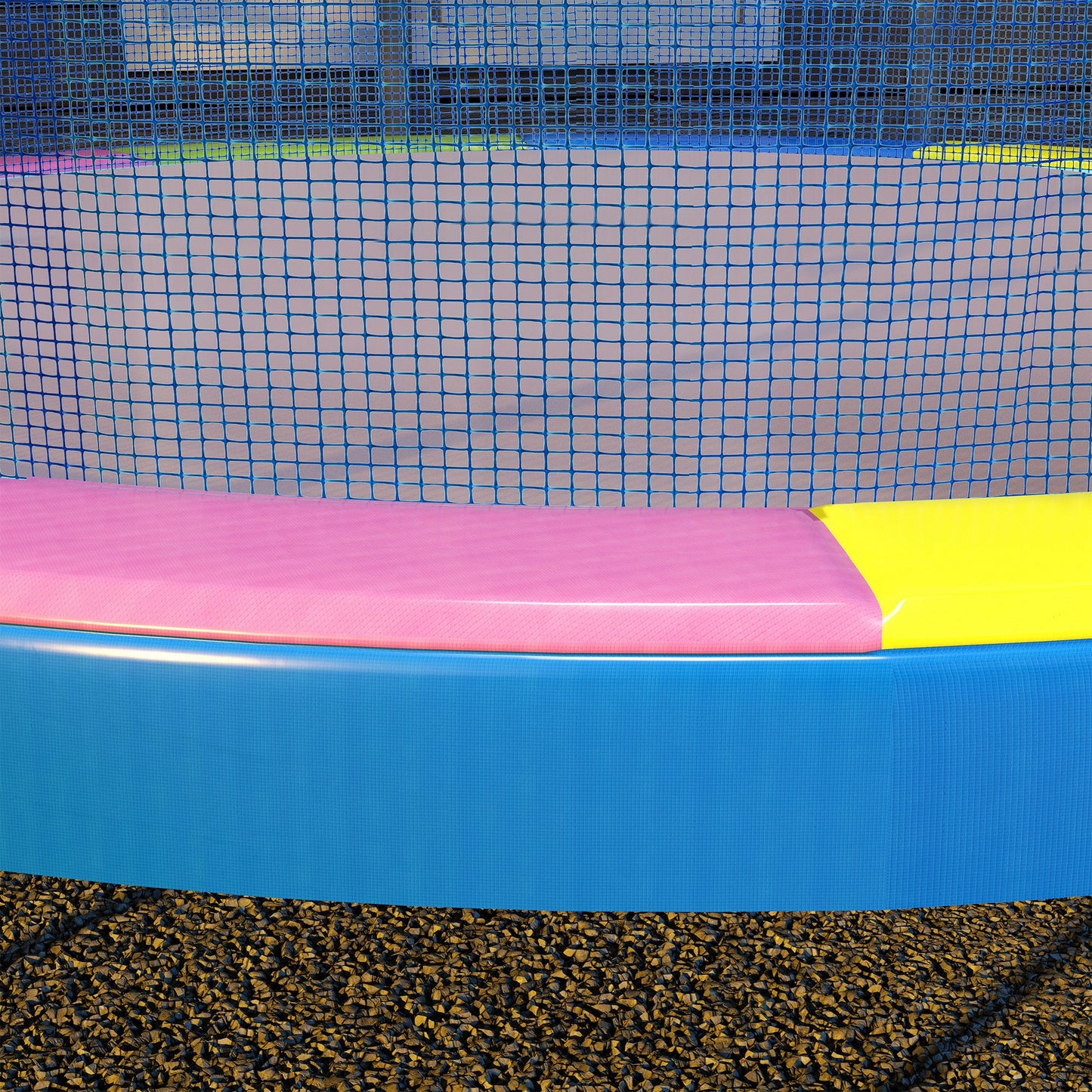 12FT Trampoline Pad Spring Cover, Waterproof, Multi-Colored