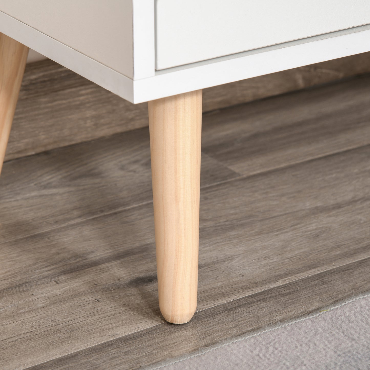 Floor Cabinet Storage Cupboard Sideboard with Drawer for Bedroom