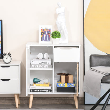 Floor Cabinet Storage Cupboard Sideboard with Drawer for Bedroom