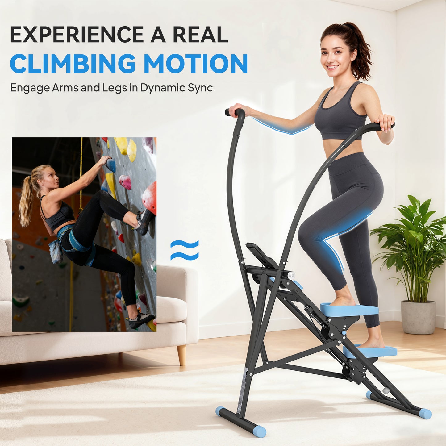Stair Stepper for Home Gym Exercise, Vertical Climber Machine