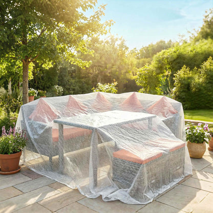 4 x 6m Waterproof Tarpaulin, 140GSM Tear-Resistant PE Tarp