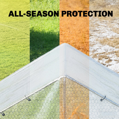 4 x 6m Waterproof Tarpaulin, 140GSM Tear-Resistant PE Tarp