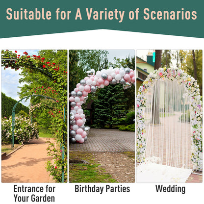 Garden Entrance Arch Bench Outdoor Patio Rose Trellis Climbing Plant