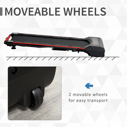 Foldable Walking Machine Treadmill 1-6km/h with LED Display & Remote Control Exercise Fitness for Home