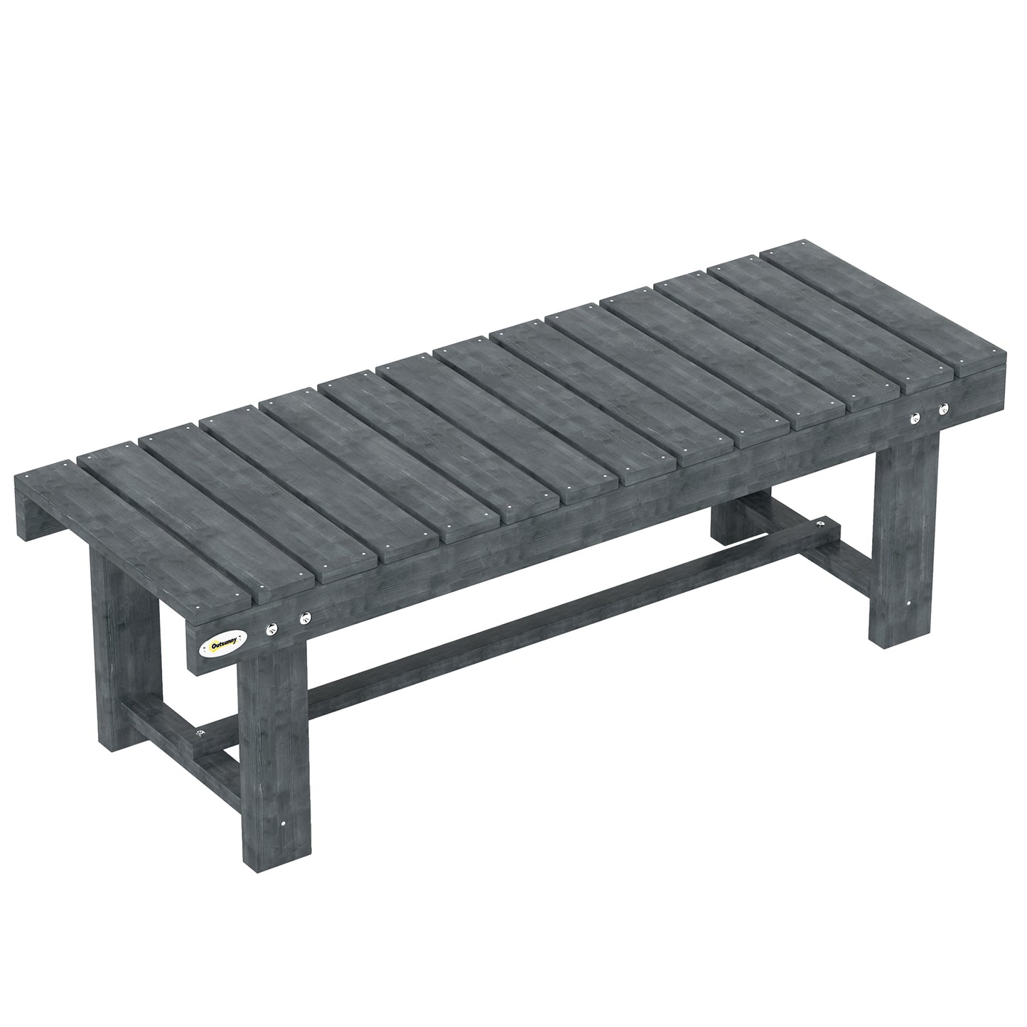 1.1M Outdoor Garden Bench Patio Loveseat Fir Wood 2 Person