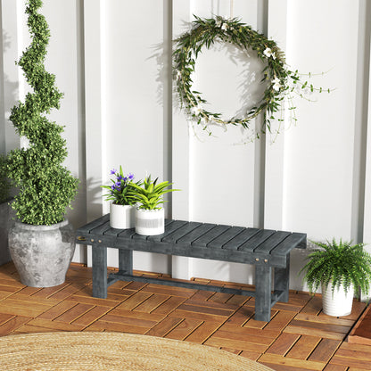 1.1M Outdoor Garden Bench Patio Loveseat Fir Wood 2 Person