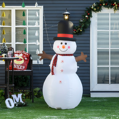 6ft Giant Inflatable Snowman Christmas Decoration LED Lights Accessories
