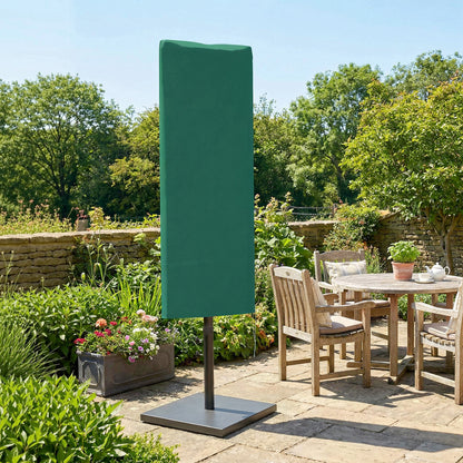 Garden Parasol Cover for 2-4m Umbrella Protector, Dark Green