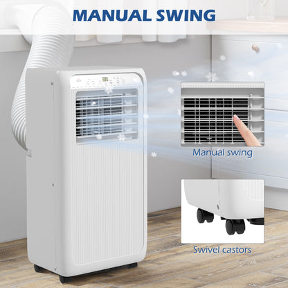 7,000 BTU Portable Air Conditioner with 26m², Dehumidifier, Timer