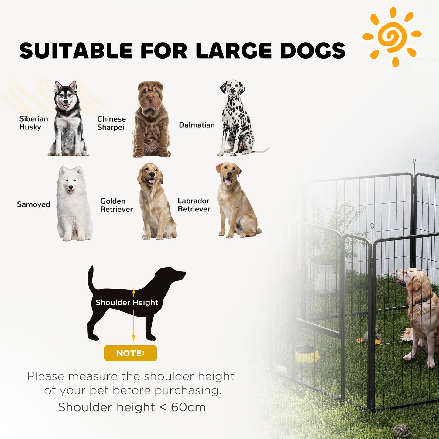 Easy Folding Pet Stroller for Large Dogs, Dark Grey