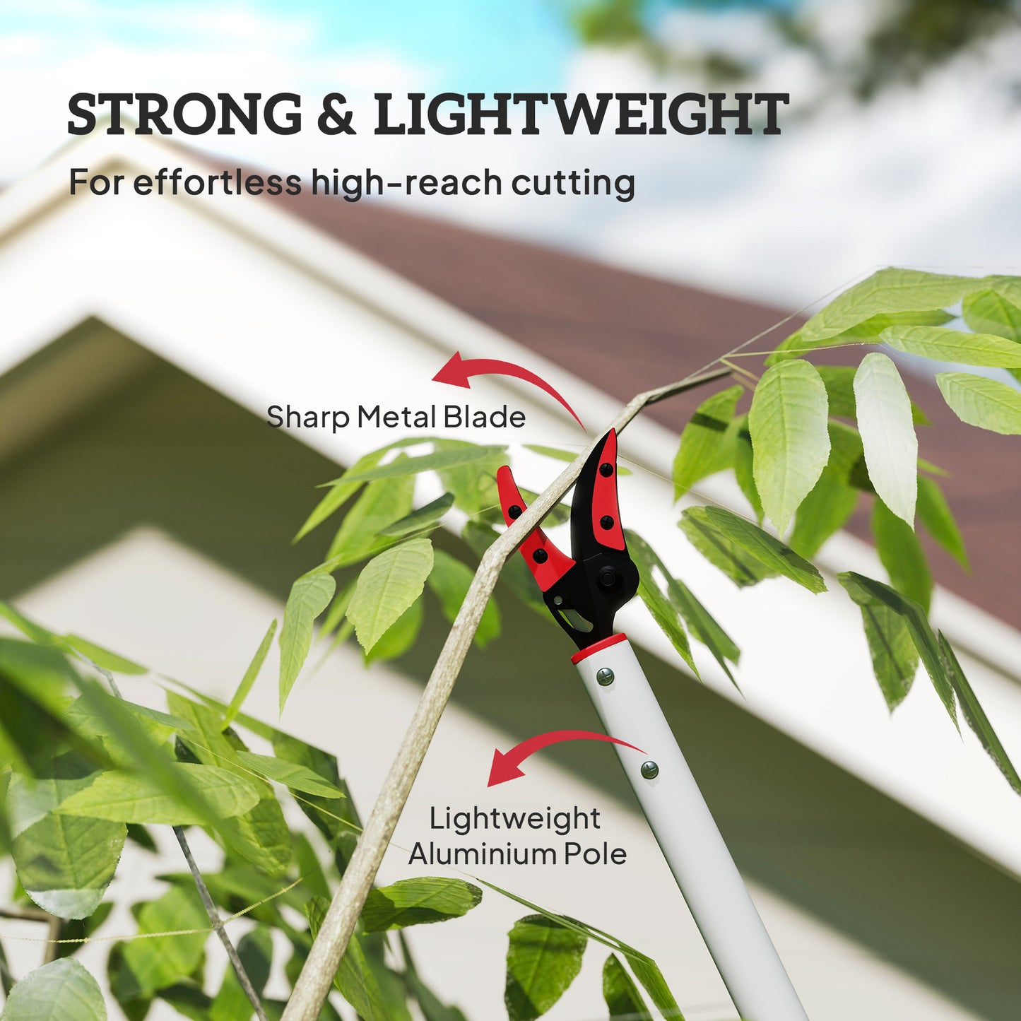 120 cm Tree Pruner Long Reach, Lightweight & Strong
