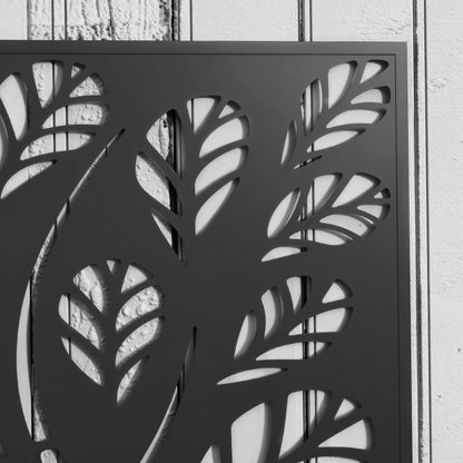 Metal Raised Garden Bed with Trellis, Outdoor Elevated Planter Box