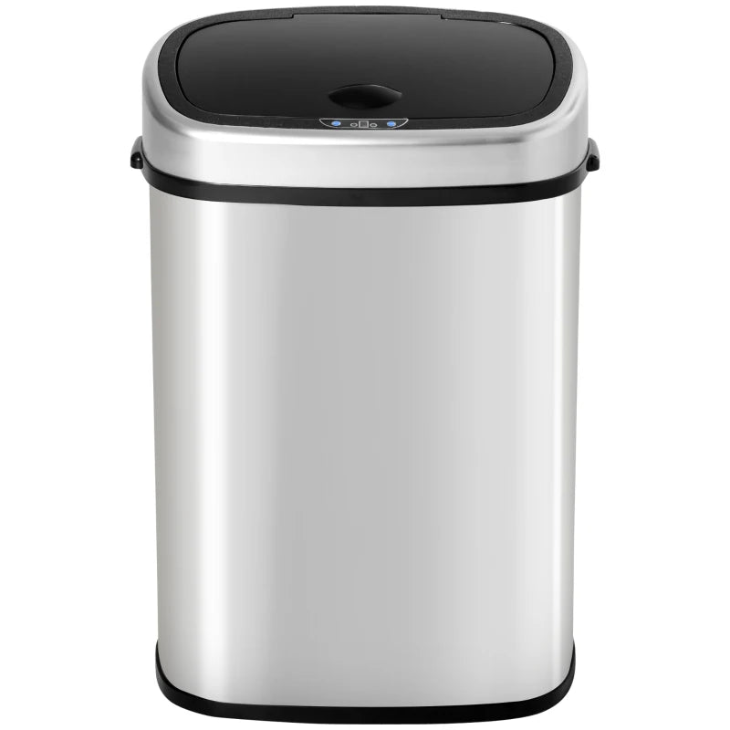 Stainless Steel Sensor Dustbin Automatic Touchless Rubbish Garbage Waste Bin 48L