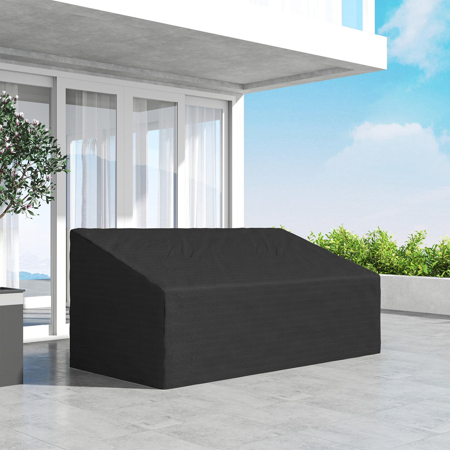 3 Seater Rain Cover Garden Sofa Chair Bench Protector 218x111x101cm
