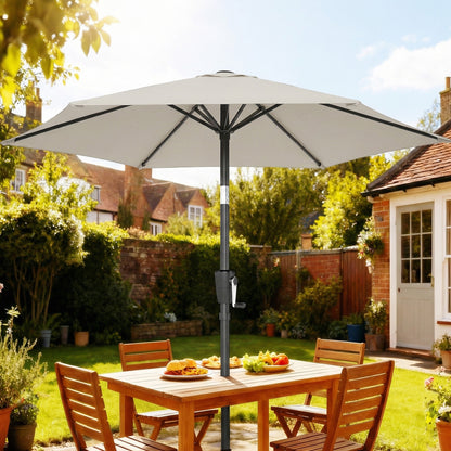 Garden Parasol, 2m Outdoor Table Parasol Umbrella with Tilt