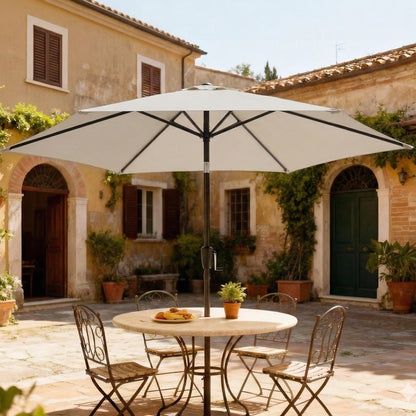Garden Parasol, 2m Outdoor Table Parasol Umbrella with Tilt