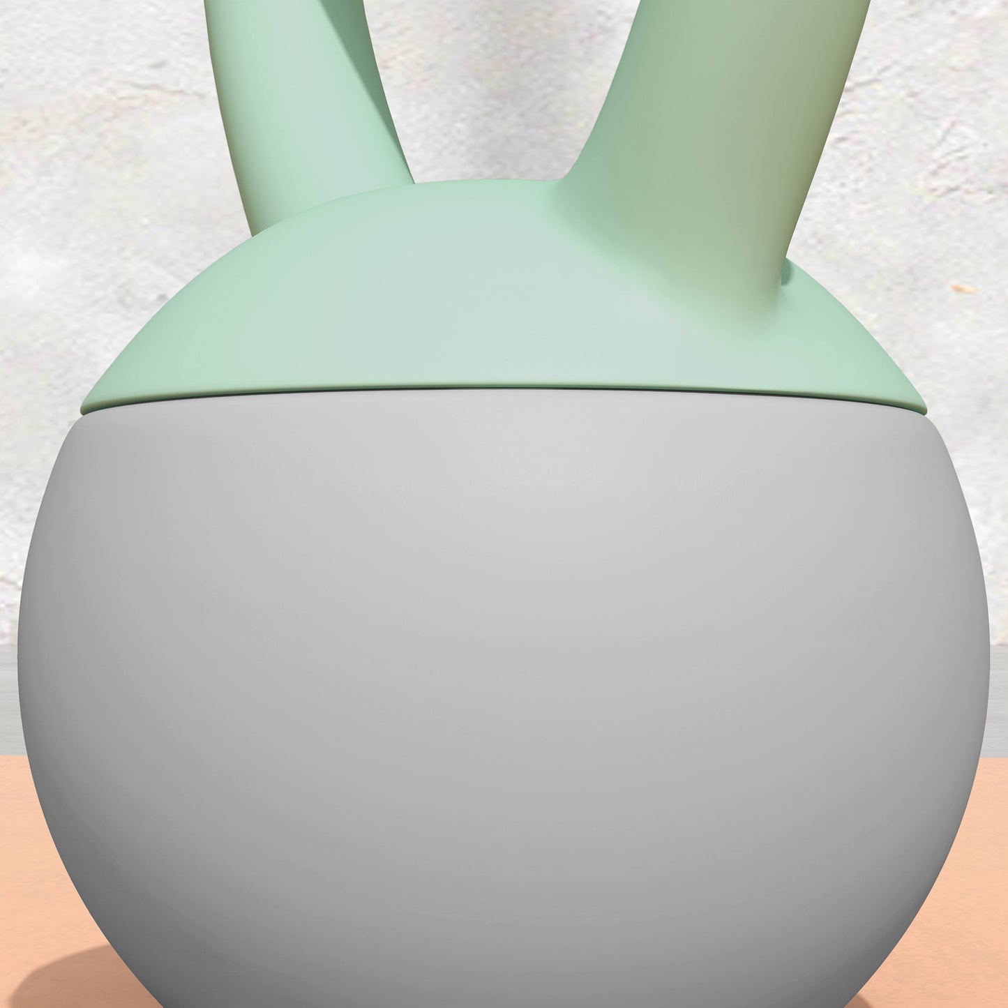 8KG Kettlebell with Soft Body and Non-Slip Handle, Grey and Green