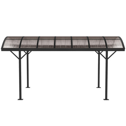5 x 3(m) Garden Aluminium Pergola Gazebo Carport w/ Polycarbonate Roof