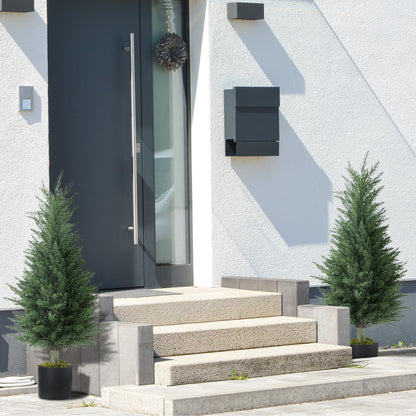Set of 2 Decorative Artificial Plant, Fake Plants for Home Decor