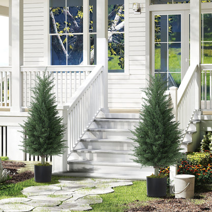 Set of 2 Decorative Artificial Plant, Fake Plants for Home Decor